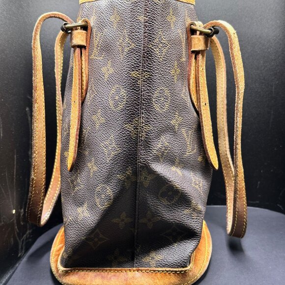 Louis Vuitton LV Monogram Petit Bucket Vintage w/dust bag & COA -‎ GUC - Picture 6 of 16